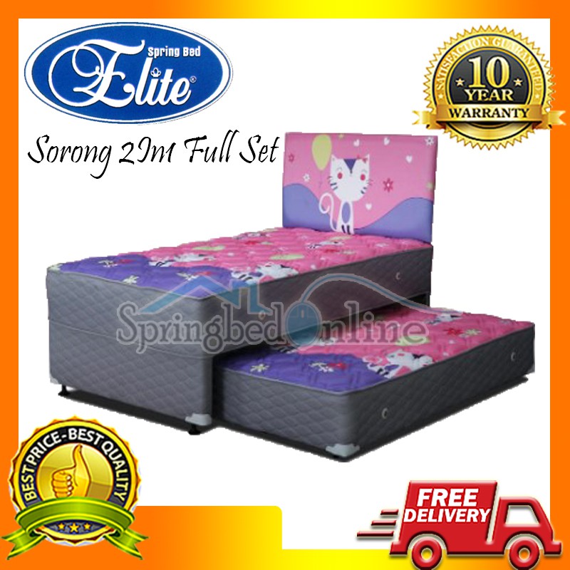 Elite Springbed 2 In1 Full Set 100x200 Serenity Susun Sorong Harga Pabrik TRANSFORMER &amp; MICKEY MOUSE