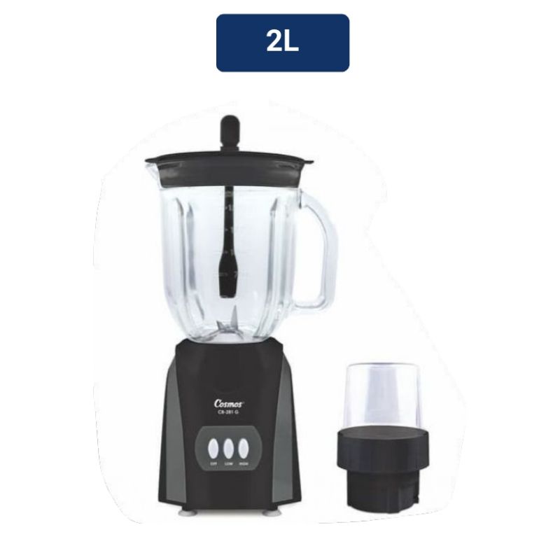 Blender Cosmos CB-281 G Kaca 2in1 ( 2 Liter )