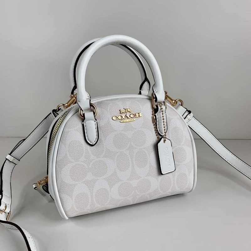 Coach Sydney Satchel In Signature Canvas (CA591)