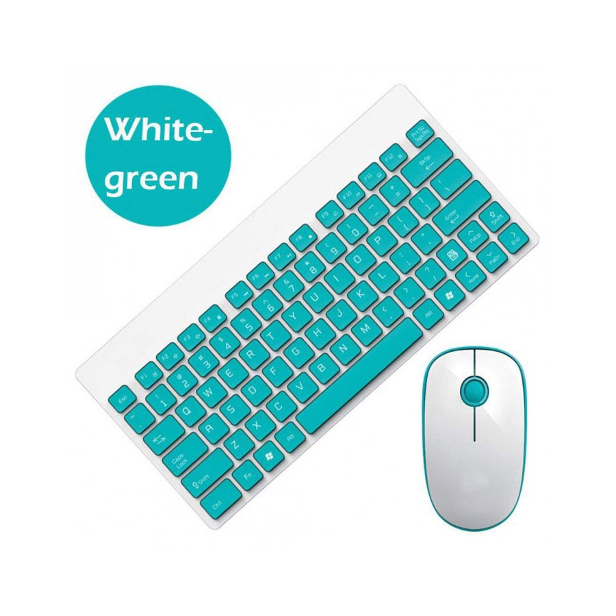 Paket Keyboard Mini Mouse Wireless Eyota G1500 Silent Click