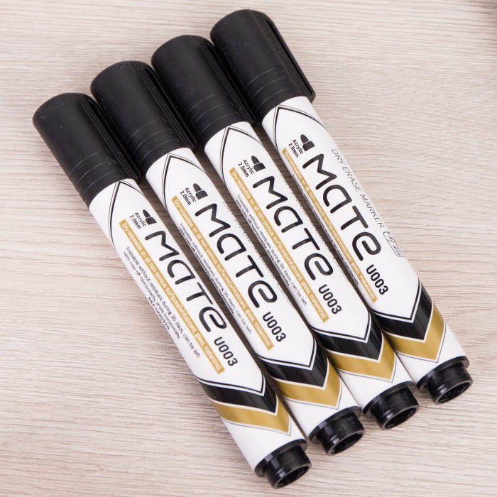 

TULIS-ALAT- DELI EU00320 DRY ERASE MARKER/SPIDOL WHITEBOARD-HITAM - HITAM, 1 PCS -ALAT-TULIS.