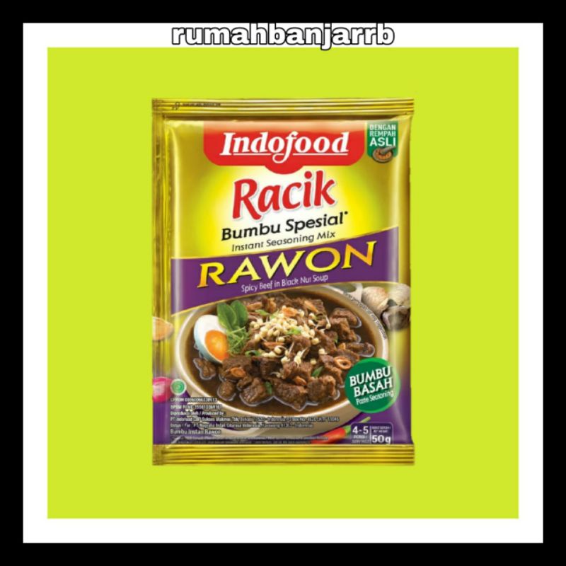 

[BAYAR DI TEMPAT] BUMBU BASAH RACIK RAWON 50 GRAM