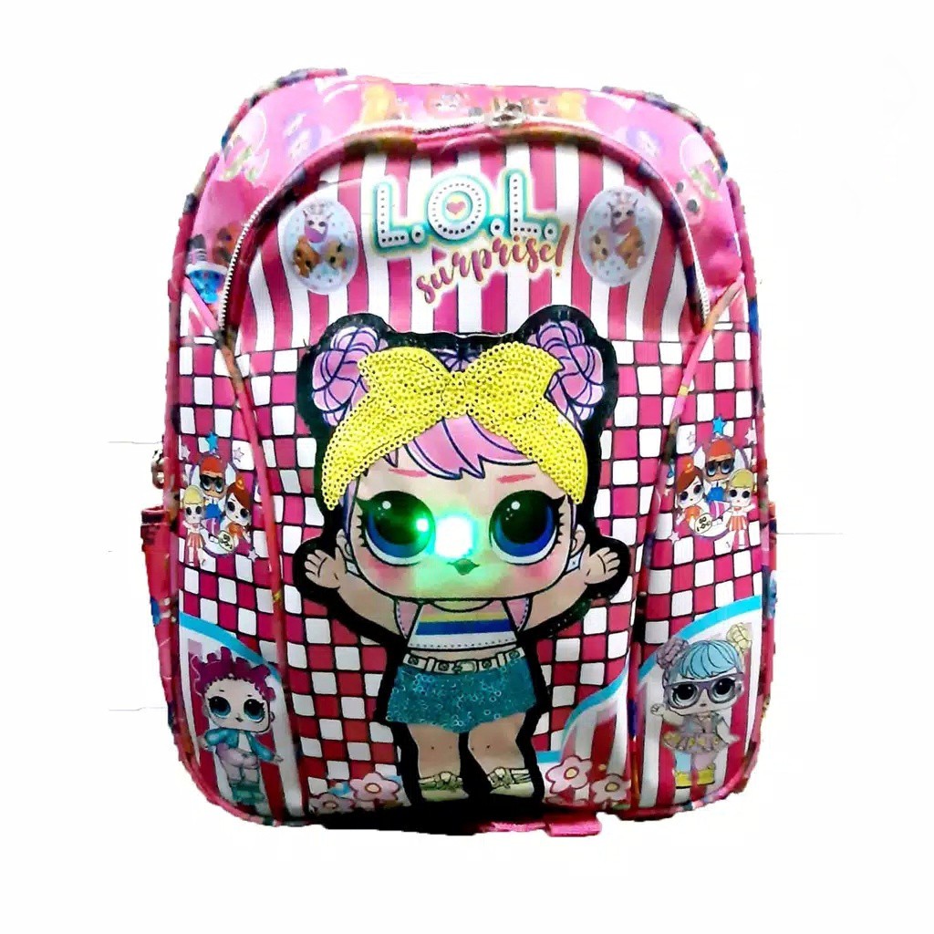 KIANJAYACOLLECTION89 - TAS LOL RANSEL ANAK PEREMPUAN BISA MENYALA BISA BERBUNYI PALING MURAH !!!!