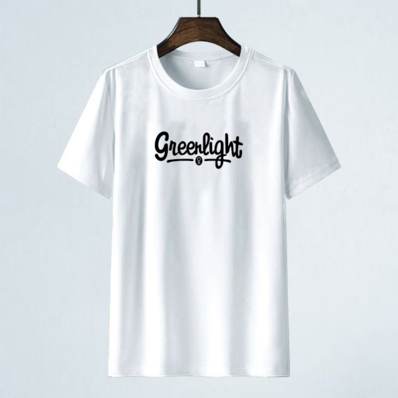 Baju Kaos Pria Distro T-Shirt Greenlightt fit M,L,XL,XXL