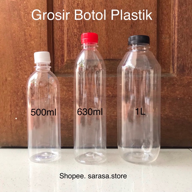(25 PCS) Grosir Botol Plastik Coco Kale 500ml 630ml 1 liter 1L
