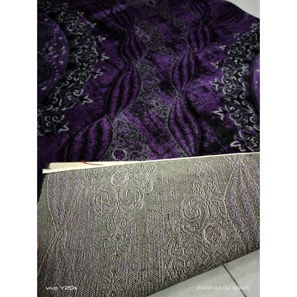 Karpet permadani dare purpleblack 120 x 160 cm