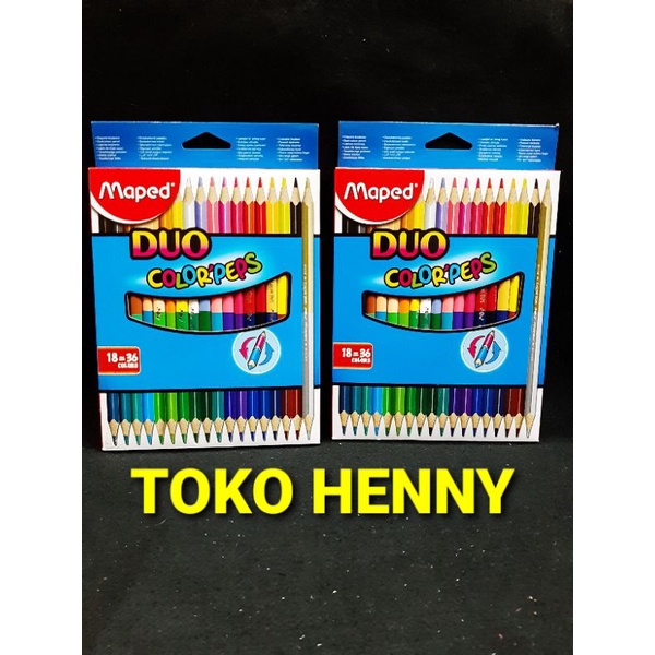 

PENSIL WARNA MAPED 18/36 DUO COLOR'PEPS