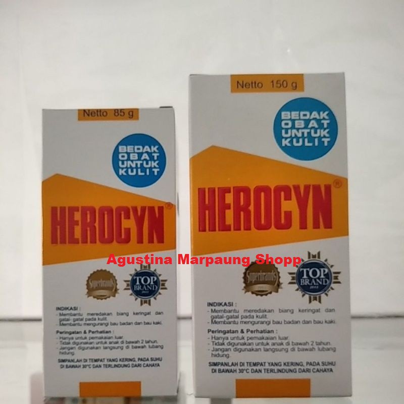 Herocyn Bedak Obat Untuk Kulit  (85gram //150 Gram)