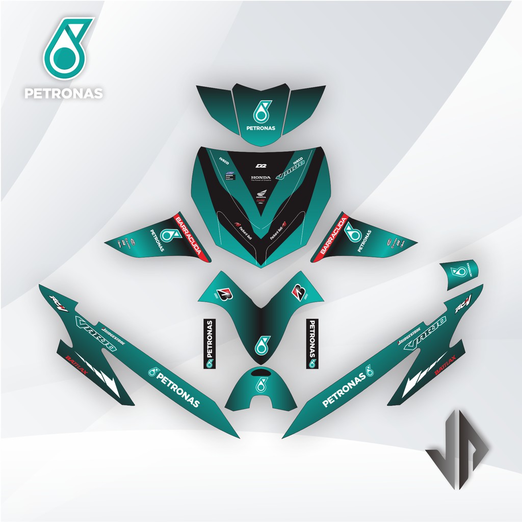 Decal Sticker / Stiker Vario 110 CW 2006 2007 2008 Petronas
