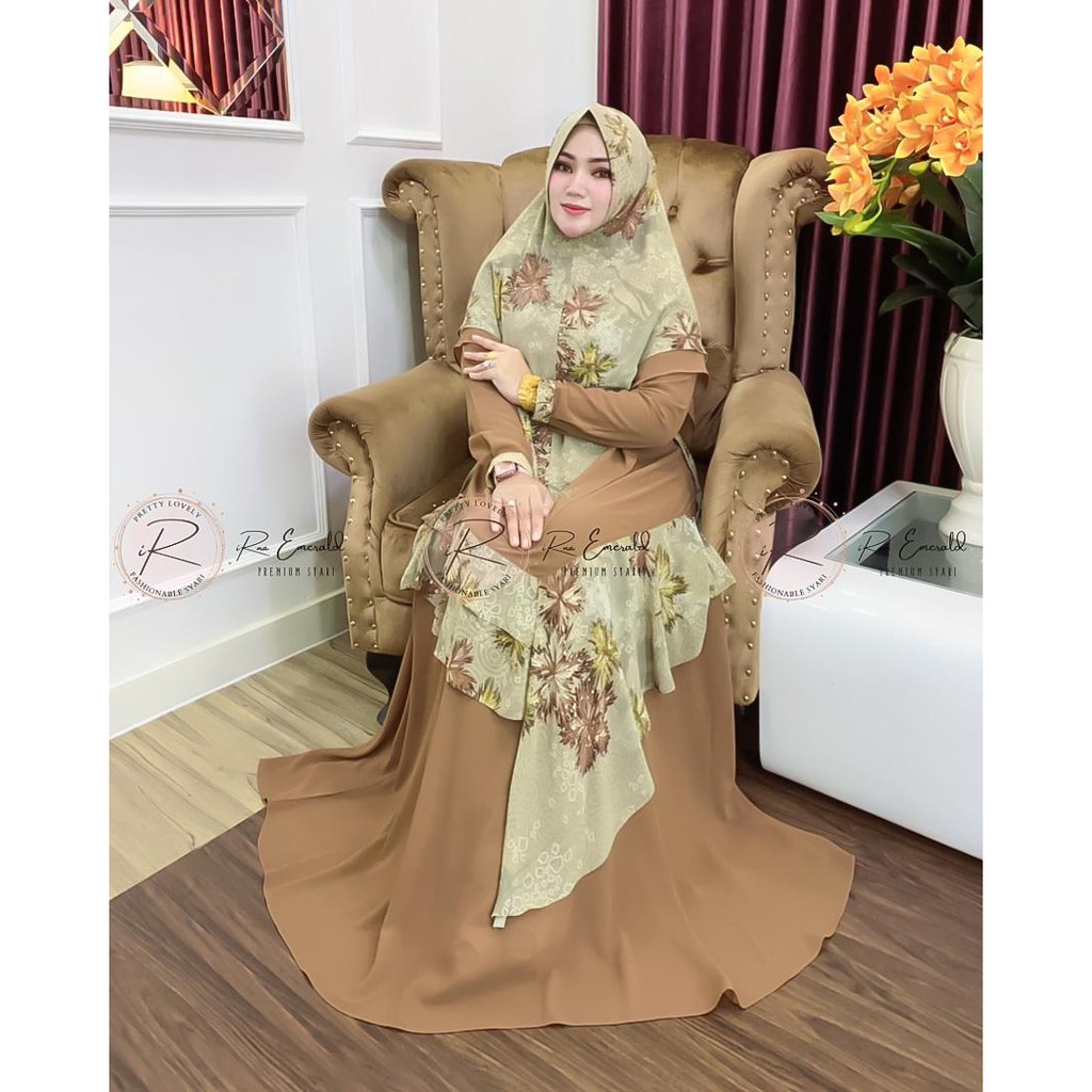 GAMIS SYARI SET ANGGUN by IRNA GALLERY