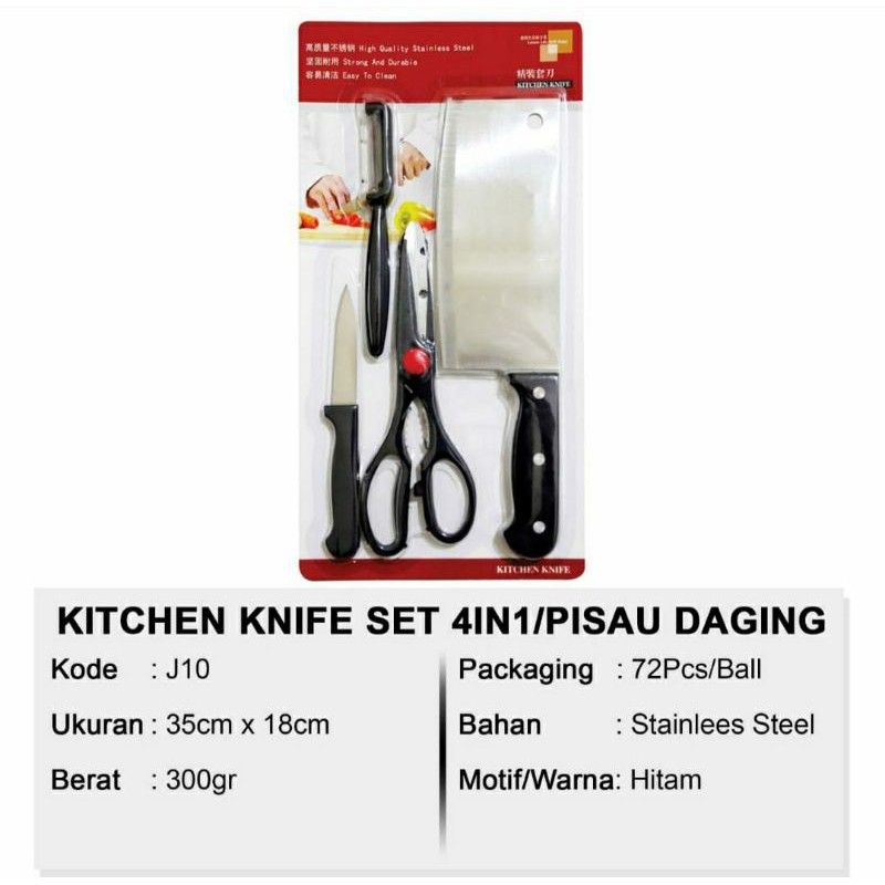 Pisau Dapur/1 Set Pisau Dapur/Pisau Murah/Golok/Golok Dapur/Golok Murah/Pisau Golok/Pisau Daging