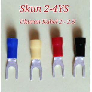 Skun Kabel Y 2-4 Skun Kabel 2,5 mm 100 PCS GOOD quality