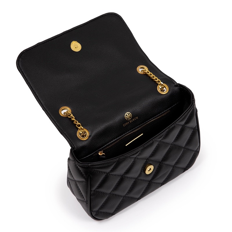 Tory Burch Willa Large Shoulder Bag New Black Shw 82369