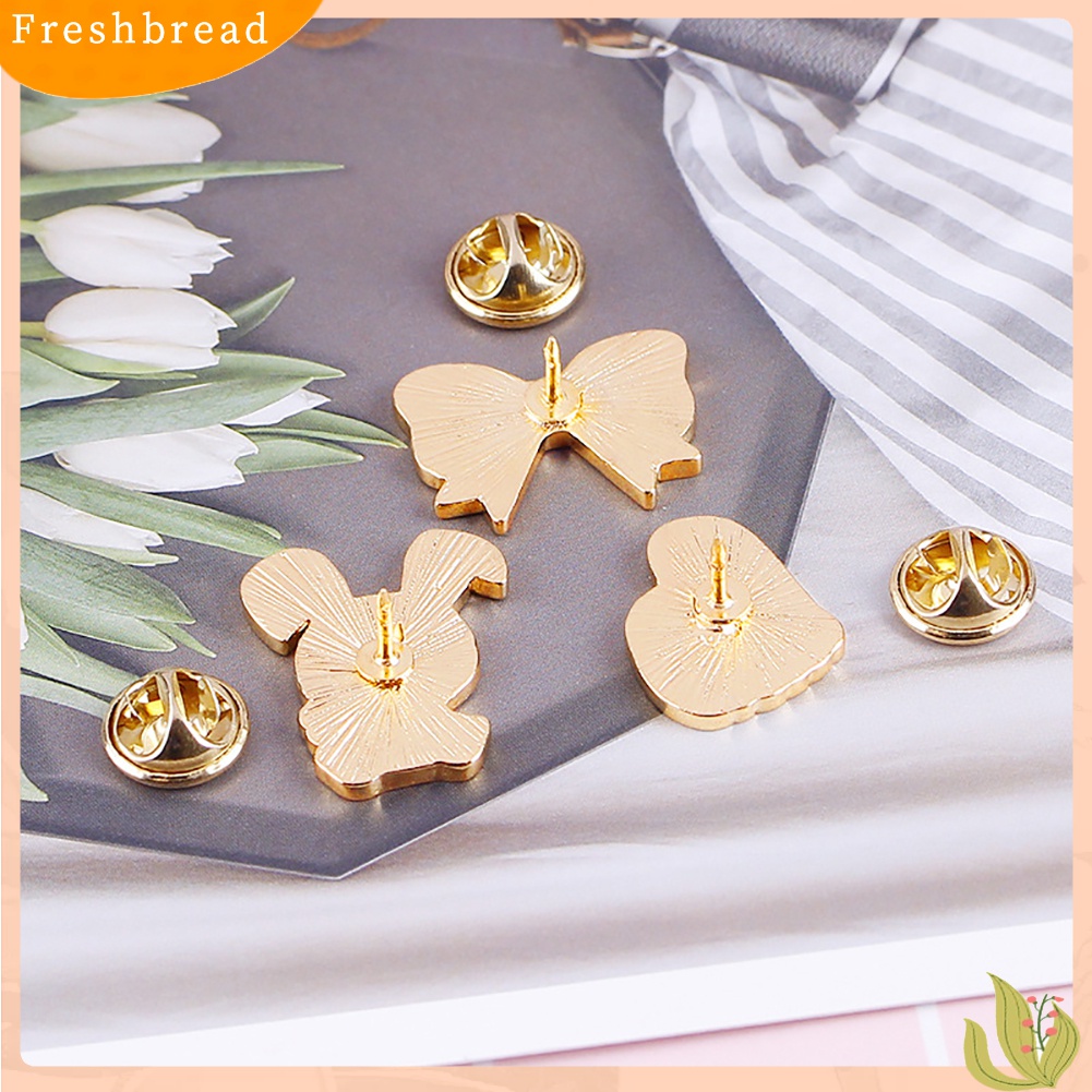 ? Fresh ? Bros Pin Enamel Motif Kartun Hewan Kelinci Lucu untuk Dekorasi Perhiasan