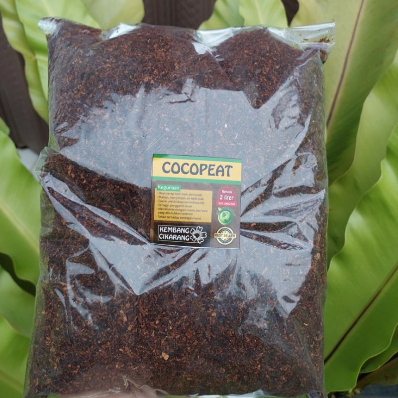 COCOPEAT MEDIA TANAM cocopit kokopit kemasan 2lt sekitar 500gr