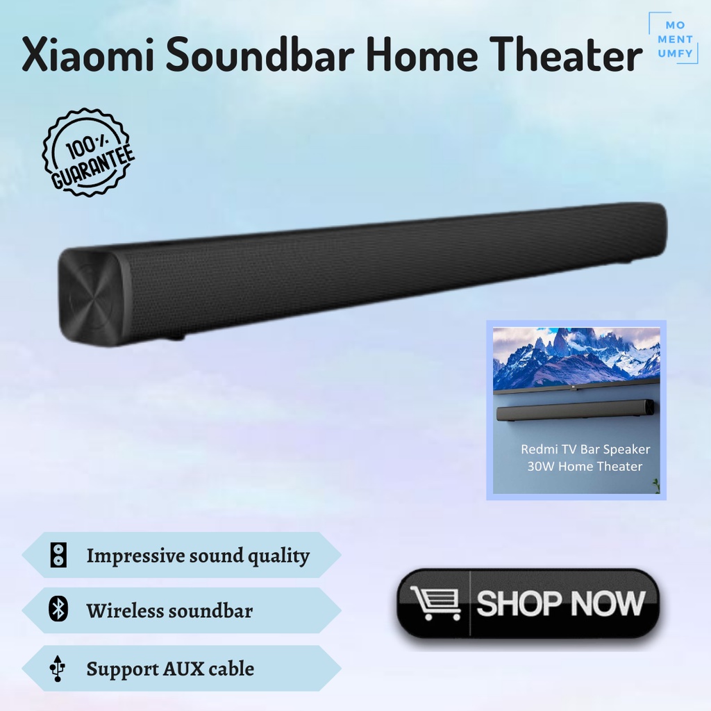 Soundbar Speaker Spiker Bass TV Home Theater Teater Bluetooth Xiaomi Soundbar Kencang Besar Murah Ba