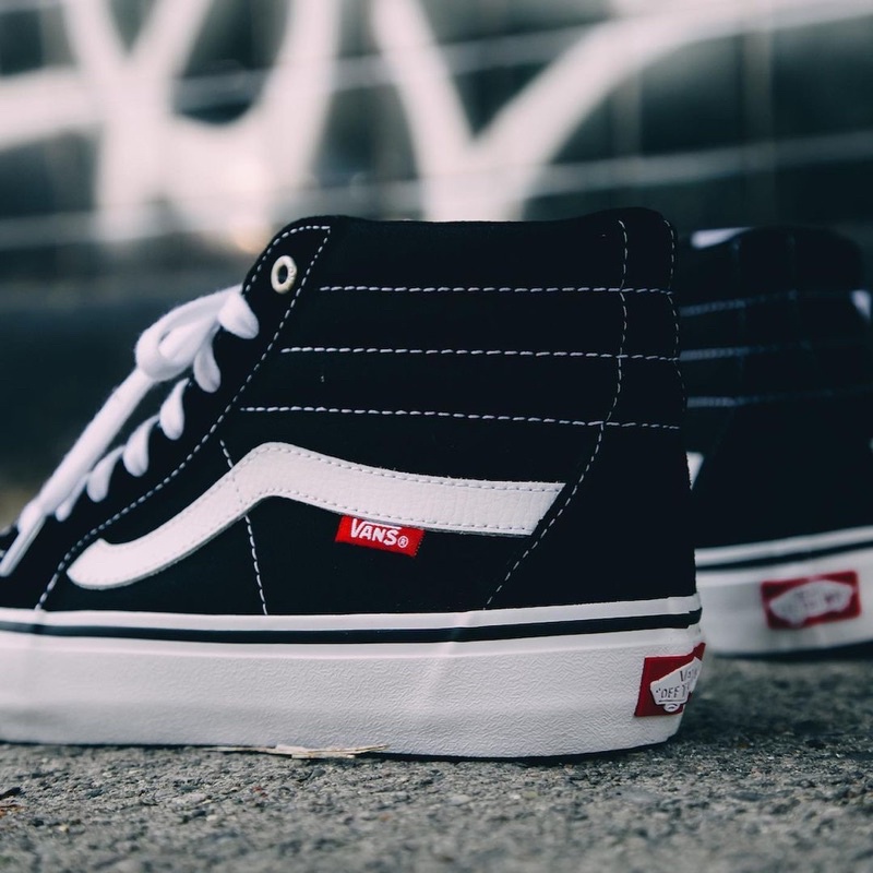 V4NS SK8-HI PRO BLACK/WHITE ORIGINAL 100%