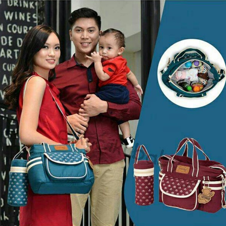 DIALOGUE SMALL DIAPER BAG EMERALD SERIES [DGT7401]