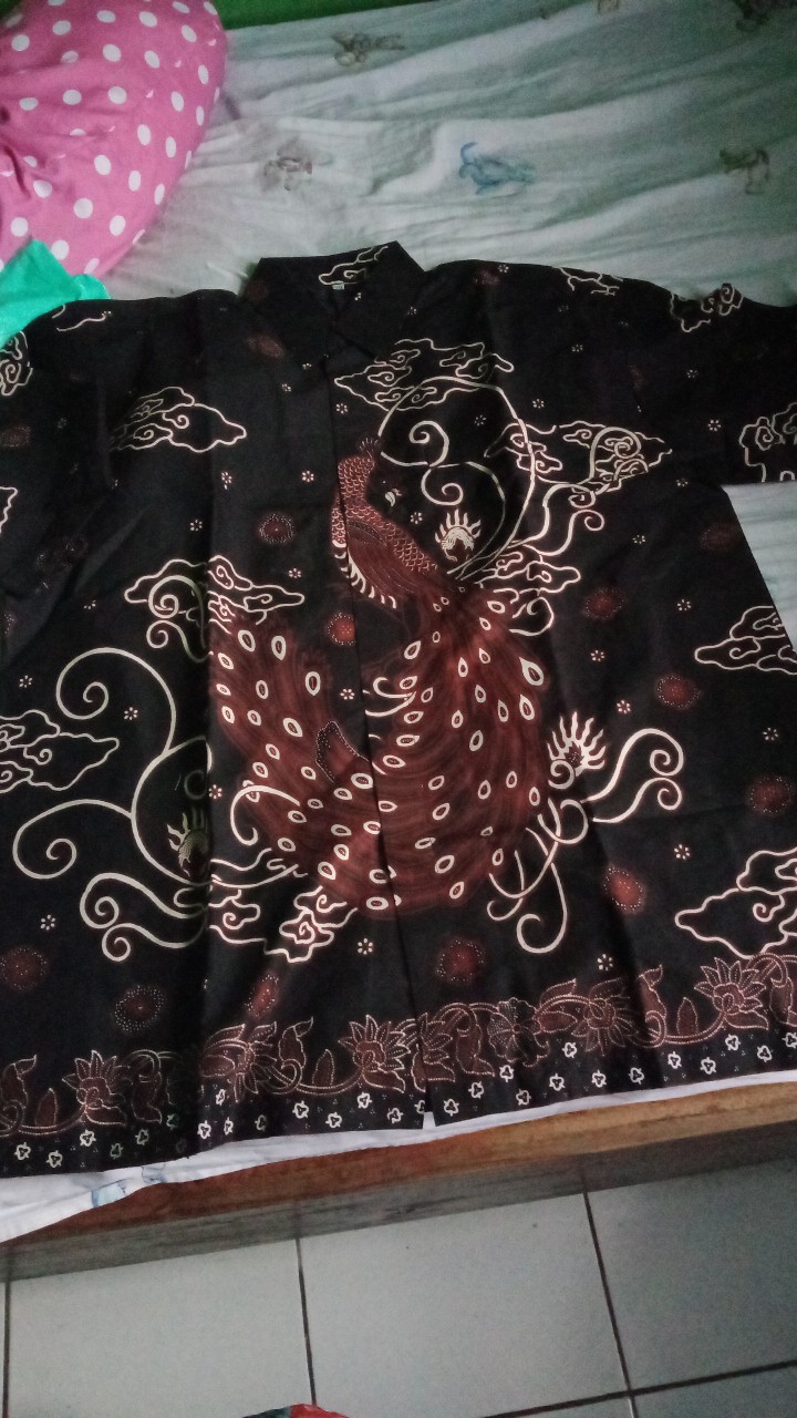 Tirto Batik Elegan Kalem Premium Kemeja Baju Pria Lengan Pendek Motif Elegan Full Furing Tirto