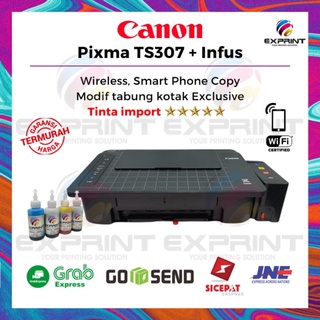 Printer Canon Pixma TS307 +infus Box