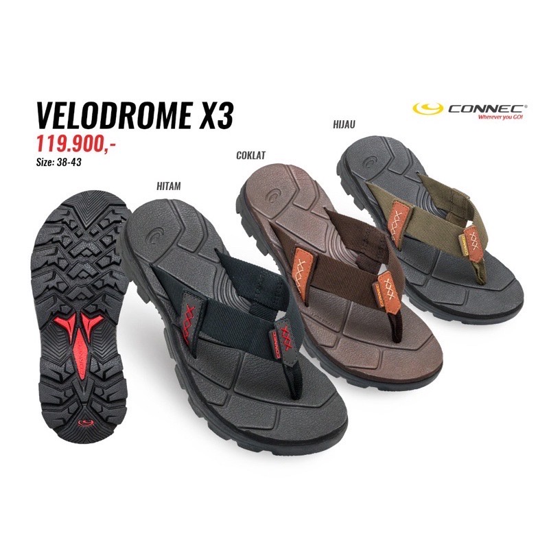 SANDAL CONNEC PRIA TERBARU NEW SERIES