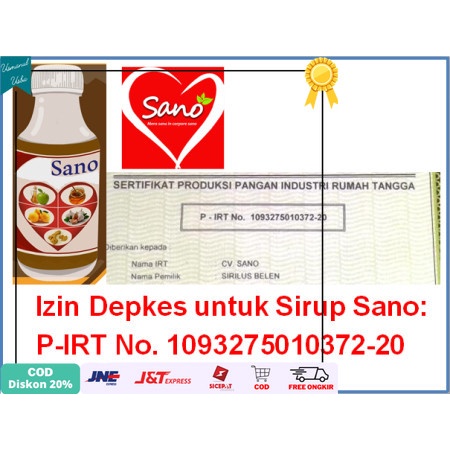 

◾COD◾ Herbal sano sirup herbal sano