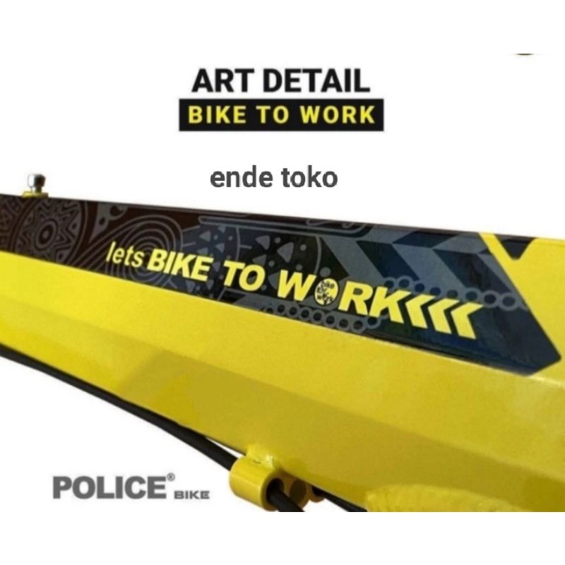 Sepeda lipat element police texas b2w 20 inch