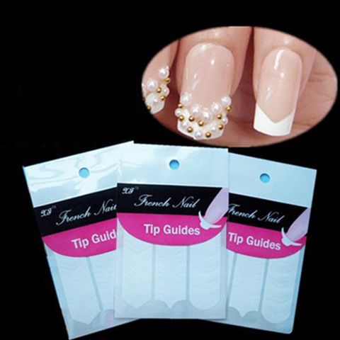 French Nail Art Tip Guide | 3 model dalam 1 lembar