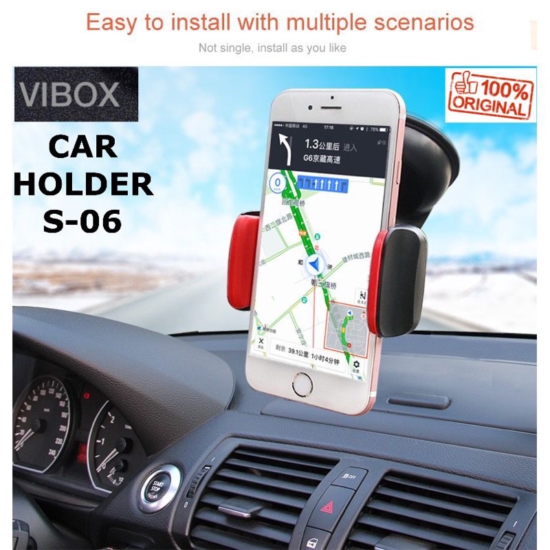 s-06 HOLDER MOBILE PHONE FOR CAR SILIKON SUCKER / Car Holder Universal Mobil Silicone Sucker Dudukan Smartphone Dashboard S-06