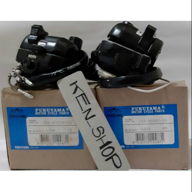 (HITAM) SAKLAR HOLDER L2 SUPER KANAN KIRI SWITCH HOLDER L2 SUPER SAKLAR HOLDER L2S L2SUPER KANAN (RE