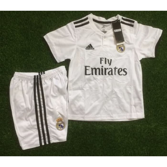 HOT SALE JERSEY REAL MADRID HOME KIDS/ANAK 2018/2019 GRADE ORI