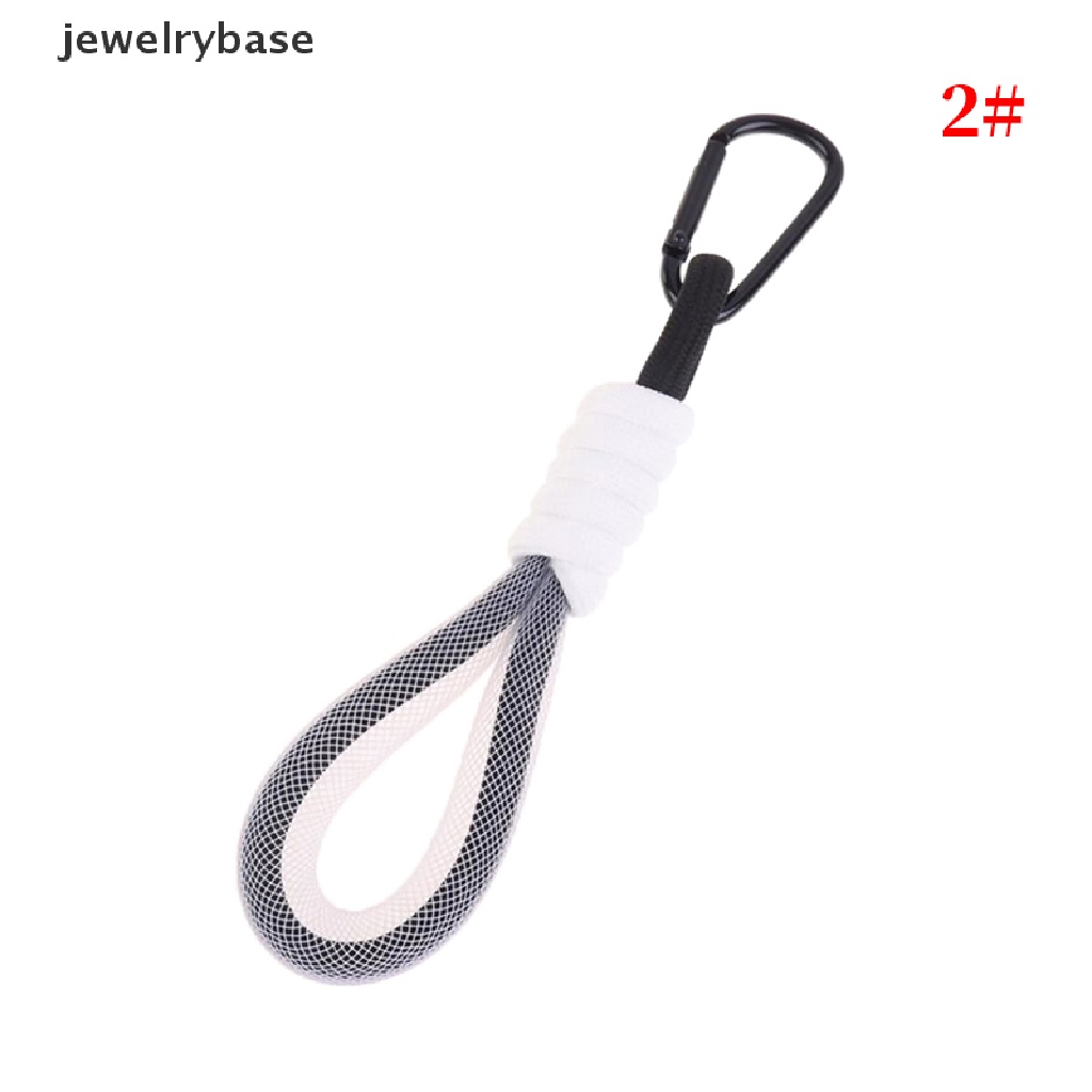 (jewelrybase) Tali Lanyard Mesh Kepang Fluorescent Untuk Gantungan Kunci / Handphone / Tas