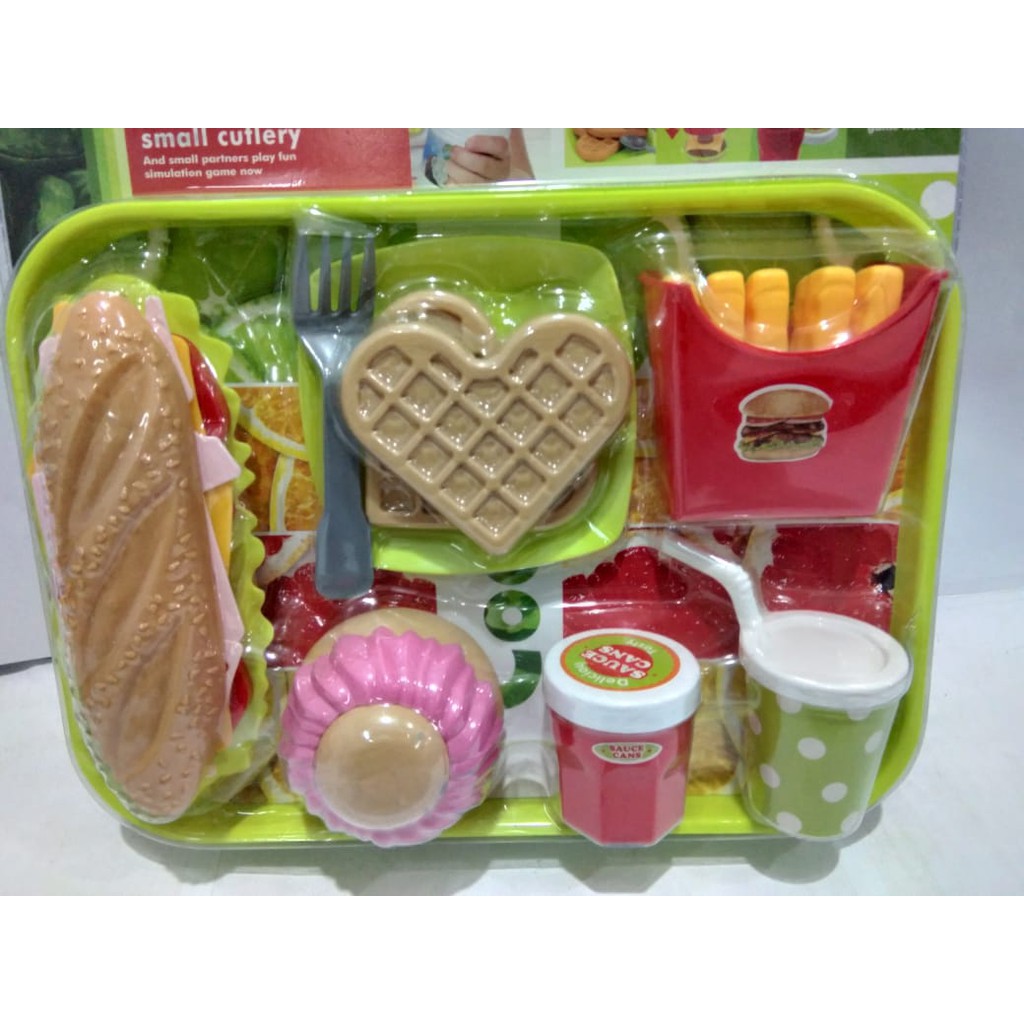 Mainan Anak hotdog set - hot dog set anak -XJ326H-29