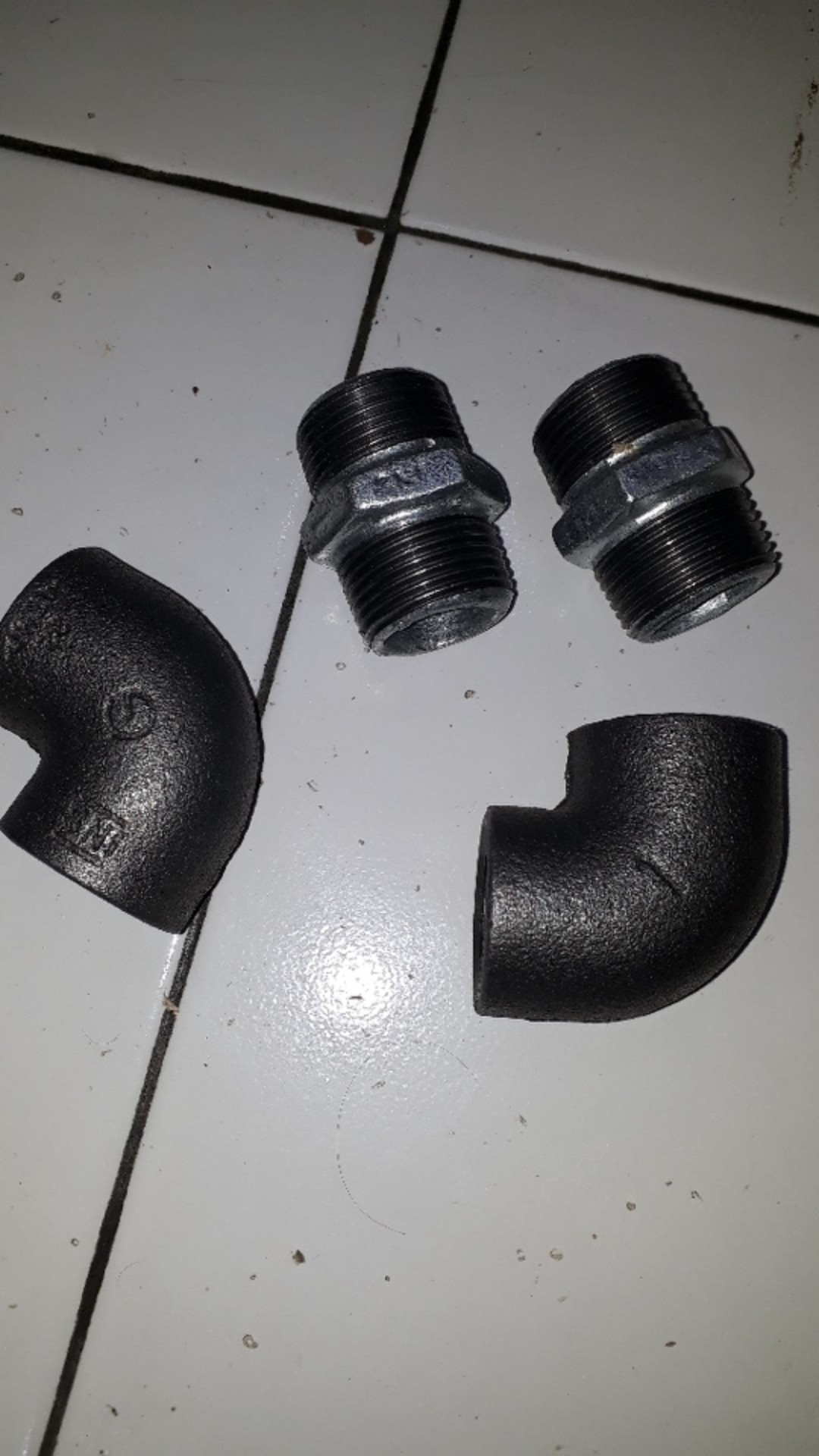 Elbow / Knie Hitam Besi D. 1 X 90 Deg Drat Bspt (g)