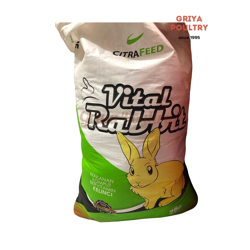 Makanan Kelinci Vital Rabbit 1 Kg / Pakan Kelinci / Pur Kelinci