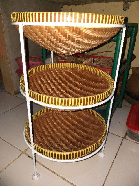 Rak Bawang Jogja-rak Bumbu Susun 3 Jumbo