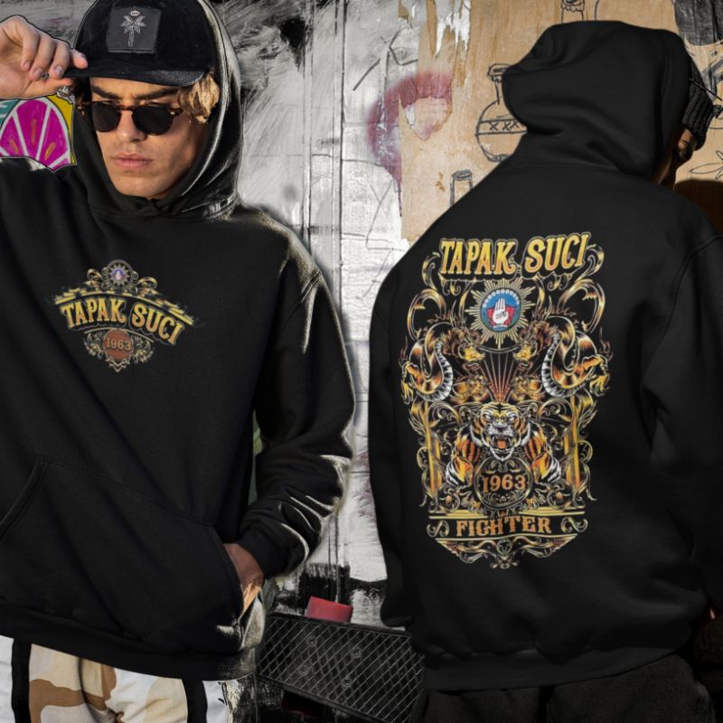 Jaket Hoodie Tapak Suci Putera Muhammadiyah | Hoodie TS  Jaket TS | Hoodie Tapak Suci Distro Motif 1