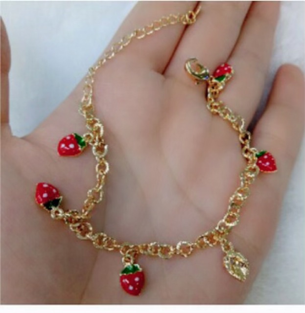 Kalung set anak strawberry xuping