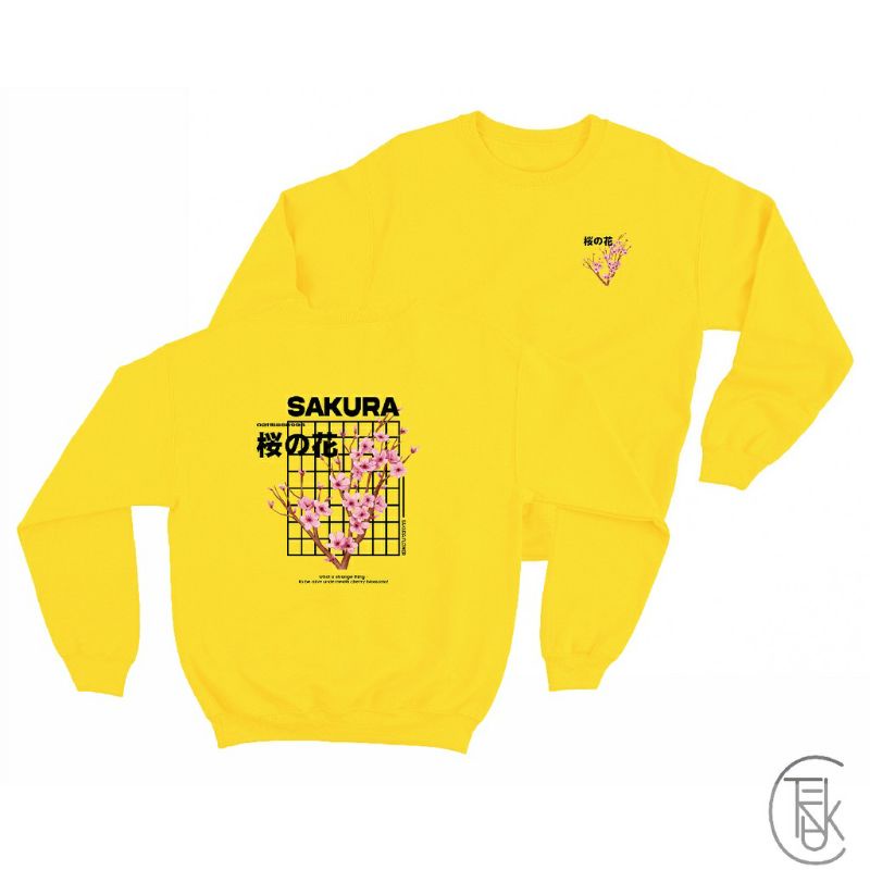 Sweater crewneck unisex (Sakura)