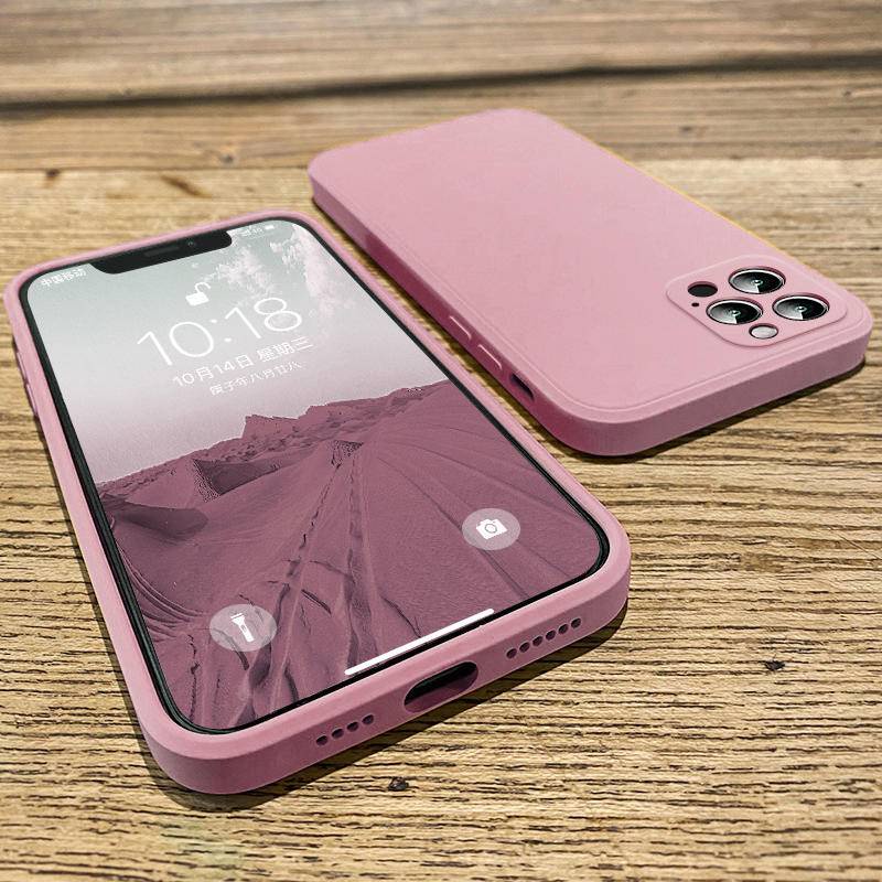 Case Pelindung Lensa Bahan Silikon Untuk iPhone 13 14 Pro Max Plus Mini 14 13