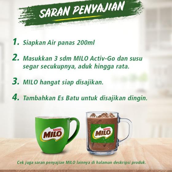 

【murah】 MILO 3in1 ACTIV-GO Coklat Pouch 20x35g