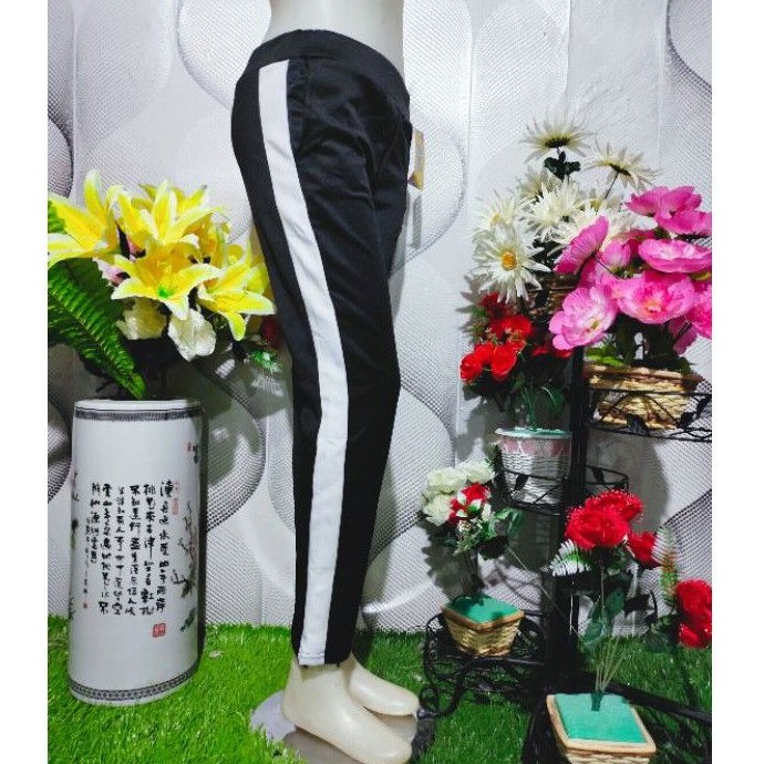 Luna list Basic pants scuba hitam Bb 40 sampai 55 kg