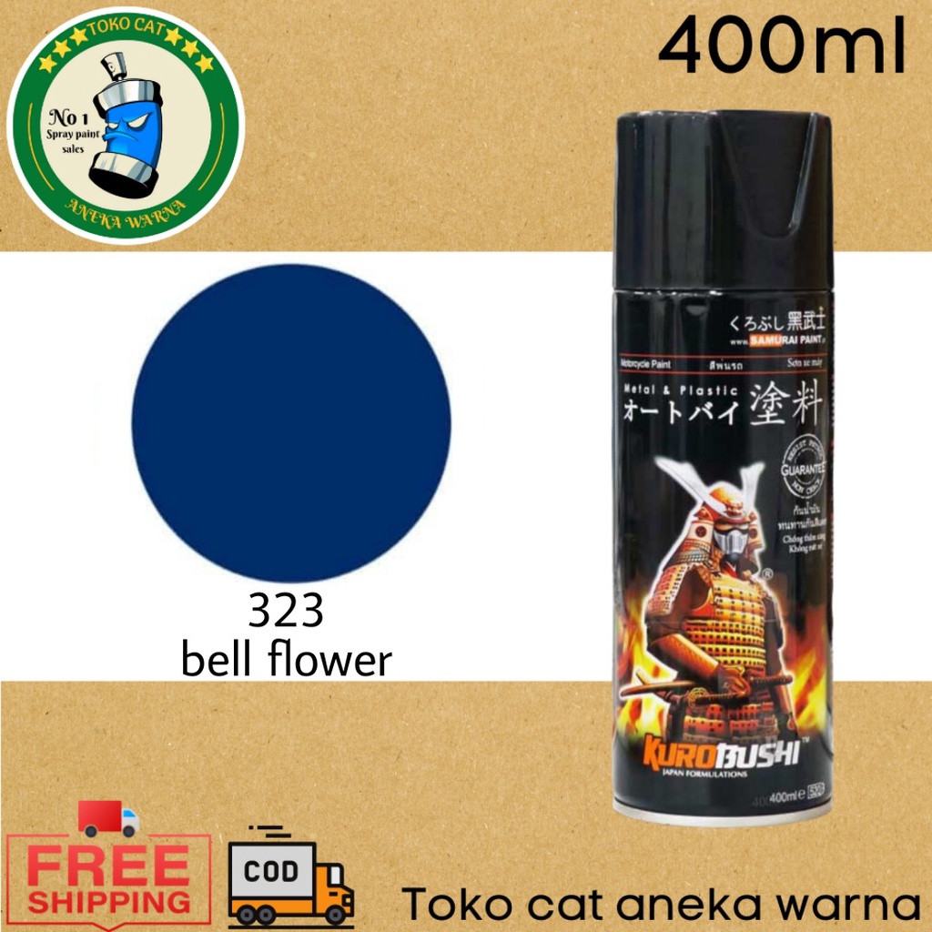 SAMURAI PAINT 323 BELL FLOWER 400ml CAT SEMPROT SPRAY PAINT PILOX PILOK