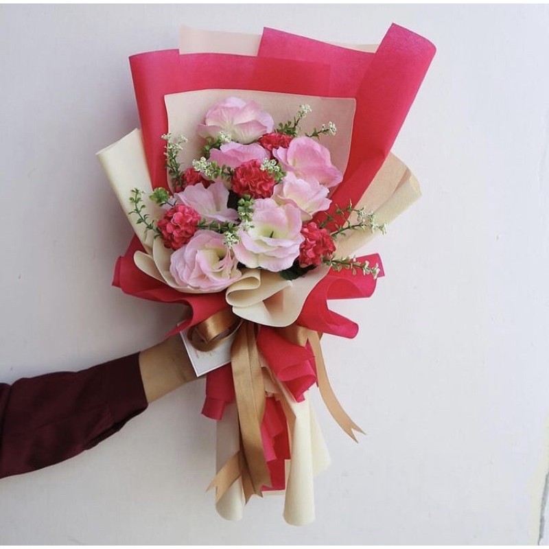 buket bunga artificial 60000/ buket artificial / buket bunga wisuda / buket bunga