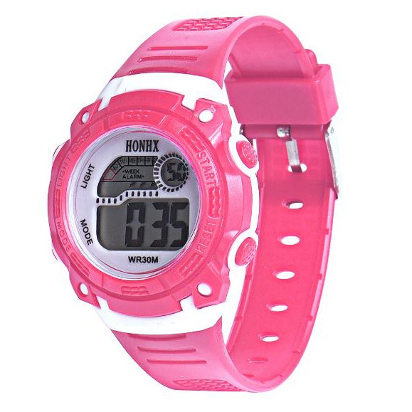 HONHX Children girls Digital Quartz LED Wrist Watch Date alarm Sport