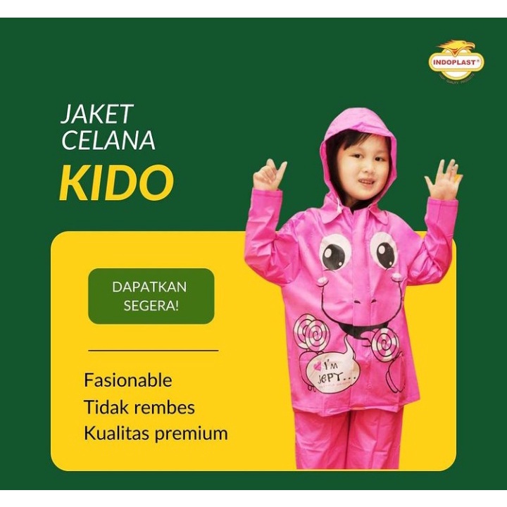 Jas Hujan anak-anak motif lucu JC KIDO