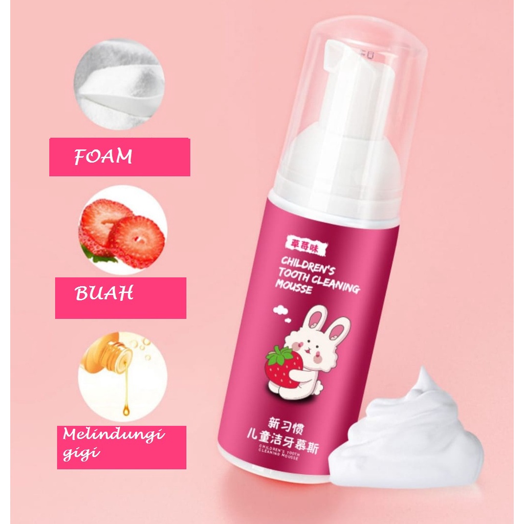 (COD) PAKET LENGKAP  SIKAT GIGI SILIKON BAYI ANAK BENTUK U DAN Pasta Gigi Busa Foam Mousse TOOTHBRUSH SILICON BABY TYPE U SIKAT GIGI BAYI ANAK 360° SIKAT GIGI ANAK BENTUK U