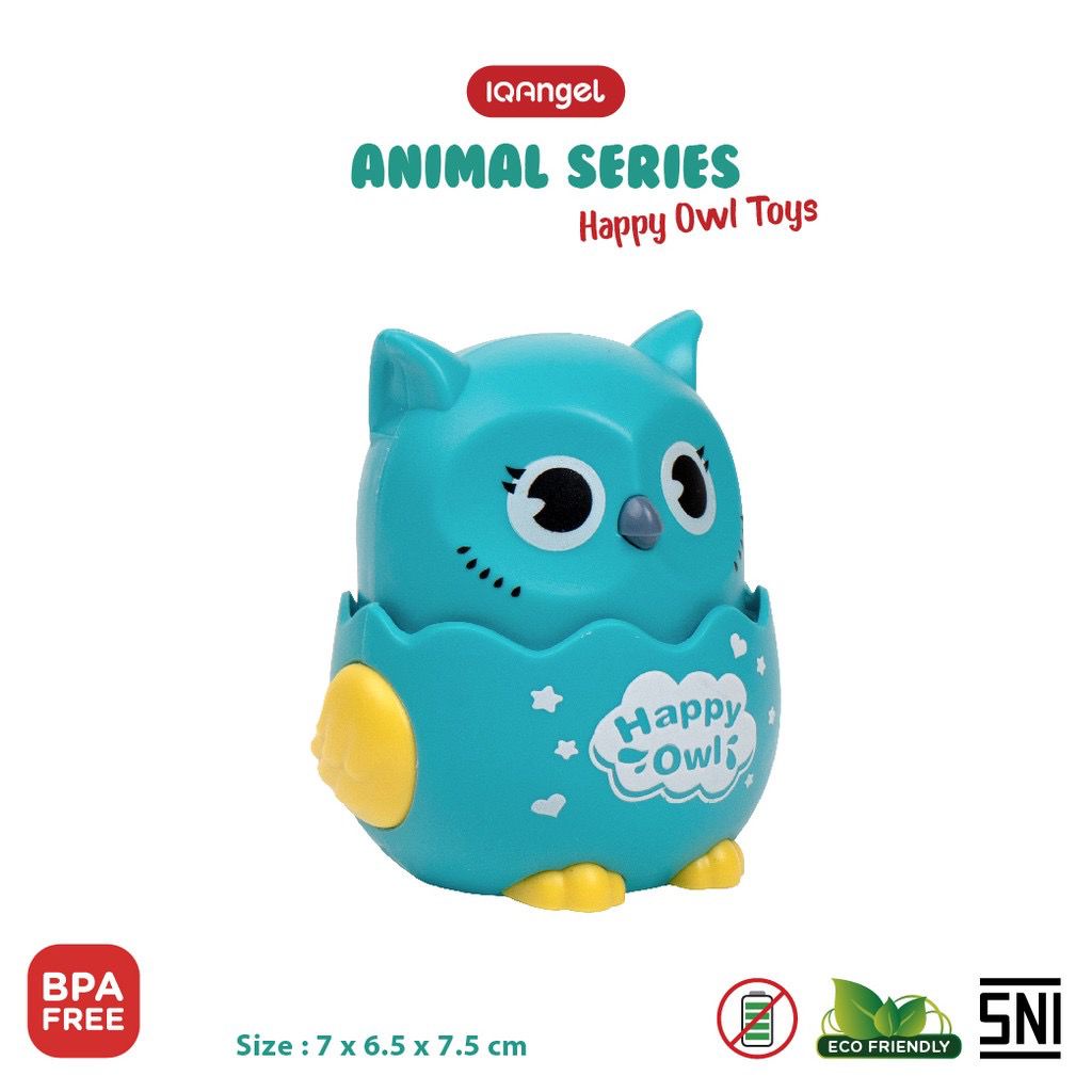 Mainan Anak - IQAngel Happy Owl Toys / Mainan Edukasi Anak Bayi Burung Hantu