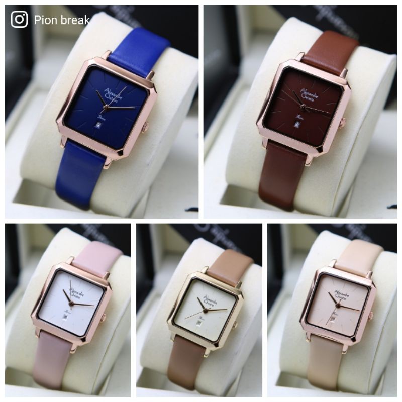 JAM TANGAN CEWEK ALEXANDRE CHRISTIE 2921 | AC 2921 | AC2921 KULIT ORIGINAL