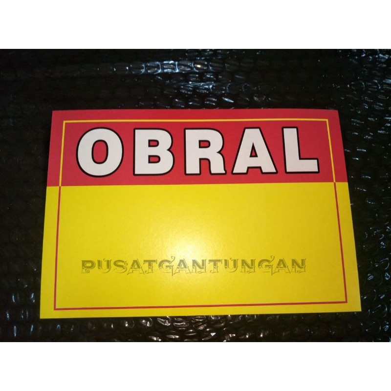 

kertas tulisan harga bandrol/kertas obral harga